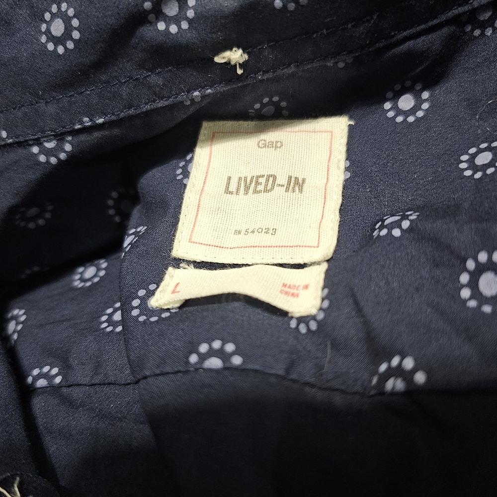 Gap Button Down Patterned Shirt - image 4